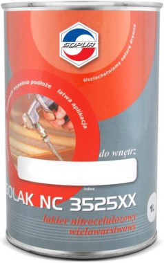 Lakier nawierzchniowy SOPUR SOLAK NC półpołysk 2,5L