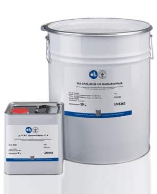 Lakier nawierzchniowy OLI-CRYL 25.50-3 jedwabisty mat 10L