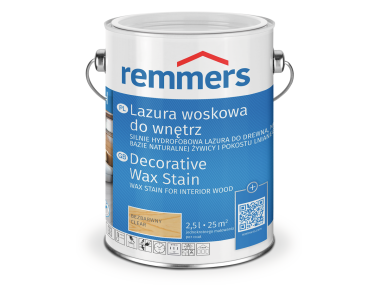 Lazura woskowa do wnętrz REMMERS bezbarwny 0,75L