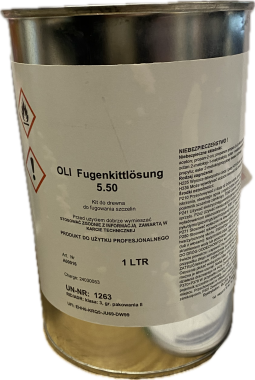 Oli Lacke Wypełniacz Szczelin Roztwór Kitu Oli Fugenkittlösung 5.50 1l