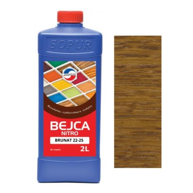 Bejca nitro do drewna SOPUR 2l 22-25