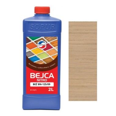 Bejca nitro do drewna SOPUR 2l bn-125/09