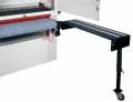 Lateral exclusion of the front support rollers